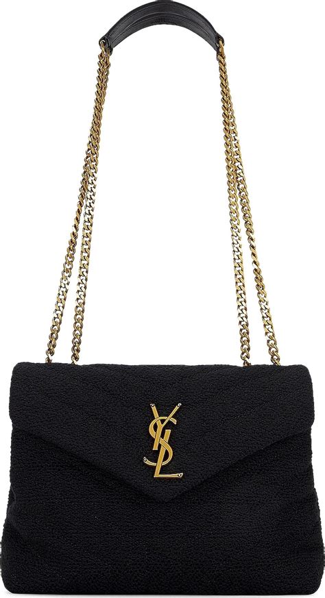 ysl 494699|Saint Laurent Black Loulou Small Shoulder Bag 494699 DV727 .